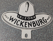 Metal Park Ranger Hat Arizona Out Wickenburg Way License Plate Frame Topper Metal Park Ranger Hat Arizona Out Wickenburg Way License Plate Frame Topper