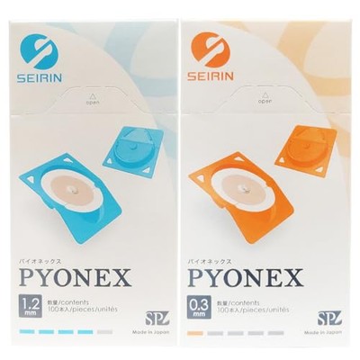 Seirin Pionex (100 pieces) 1.2mm + 0.3mm 2 box set