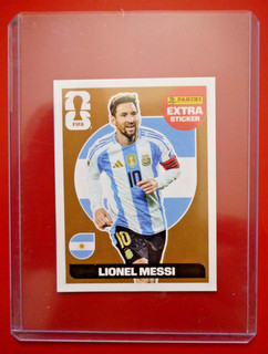 PANINI FOOT WORLD CUP 2026 EXTRA STICKER LIONEL MESSI BRONZE NEUF !!!