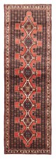 Vintage Hand-knotted Runner Rug 3'1