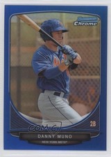 2013 Bowman Prospects Chrome Blue Refractor 66/250 Daniel Muno Danny #BCP28 0c4