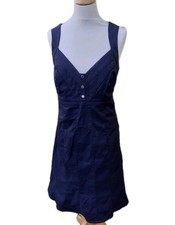 Star By Julien MacDonald Dress Cotton Black Fitted Ladies Size 10 Charity Sale 