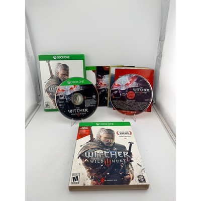 The Witcher 3 Wild Hunt Xbox One Complete with Slipcover Soundtrack Map Manual