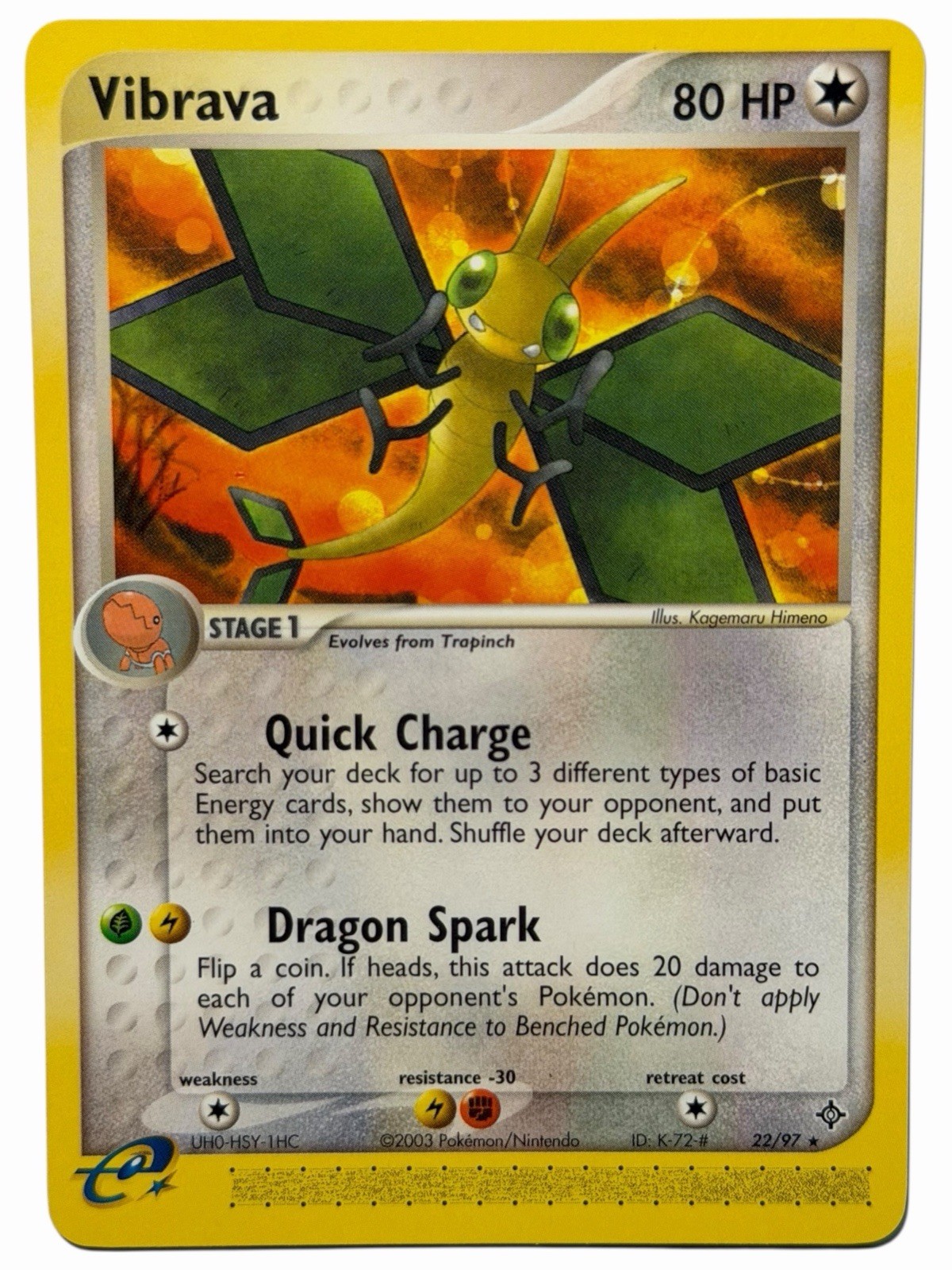 Vibrava - Ex Dragon 22/97 2003 - E Reader - Pokémon TCG - NM