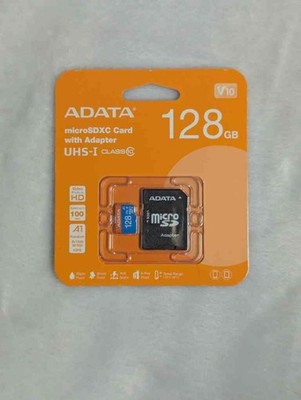 ADATA 128GB Premier microSDXC UHS-I Class 10 V10 A1 w SD Adapter 128 GB MicroSD