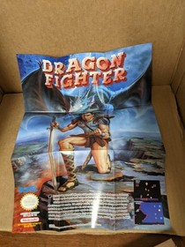 Klash Ball for Nintendo NES with rare Dragon Fighter Poster Klashball