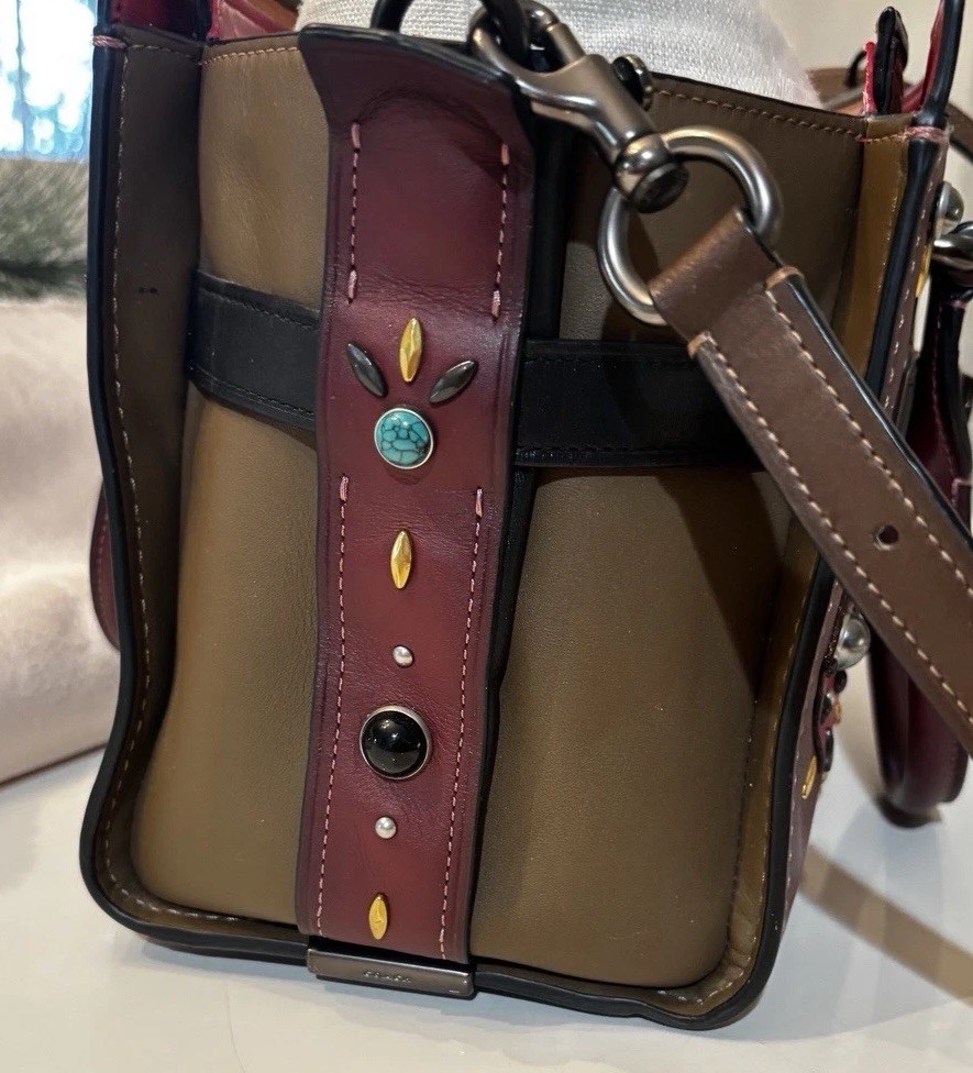 COACH Swagger 27 with Colorblock  Patchwork Prair… - image 11