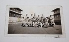 Vintage WW2 GI's Group Photo/Barracks 2 3/4 x 4 3/4 Black & White Photo — photo 1