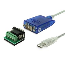 USB to RS-485/422 Serial Adapter with FTDI Chipset, LED Indicators, 5ft Cable...