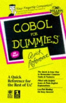 COBOL FOR DUMMIES QUICK REFERENCE By John W. Fronckowiak