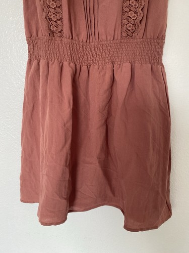 Minivestido sin mangas con ribete de encaje Sweet Wanderer. Talla grande - Imagen 3 de 9
