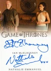 Game of Thrones Complete Series - I McElhinney & N Emmanuel Dual Autograph Card