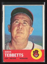 1963 Topps #48 Birdie Tebbetts - VG/EX Set Break!