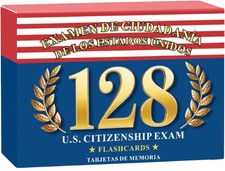 US Citizenship Flash Cards 2026 - Complete 128 USCIS Civics Questions and Ans...