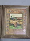 3 piece framed set. Nickels, dimes, and pennies