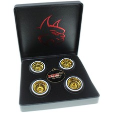 Redcat Racing Rer17089 Gold Dayton Wire Wheel Set