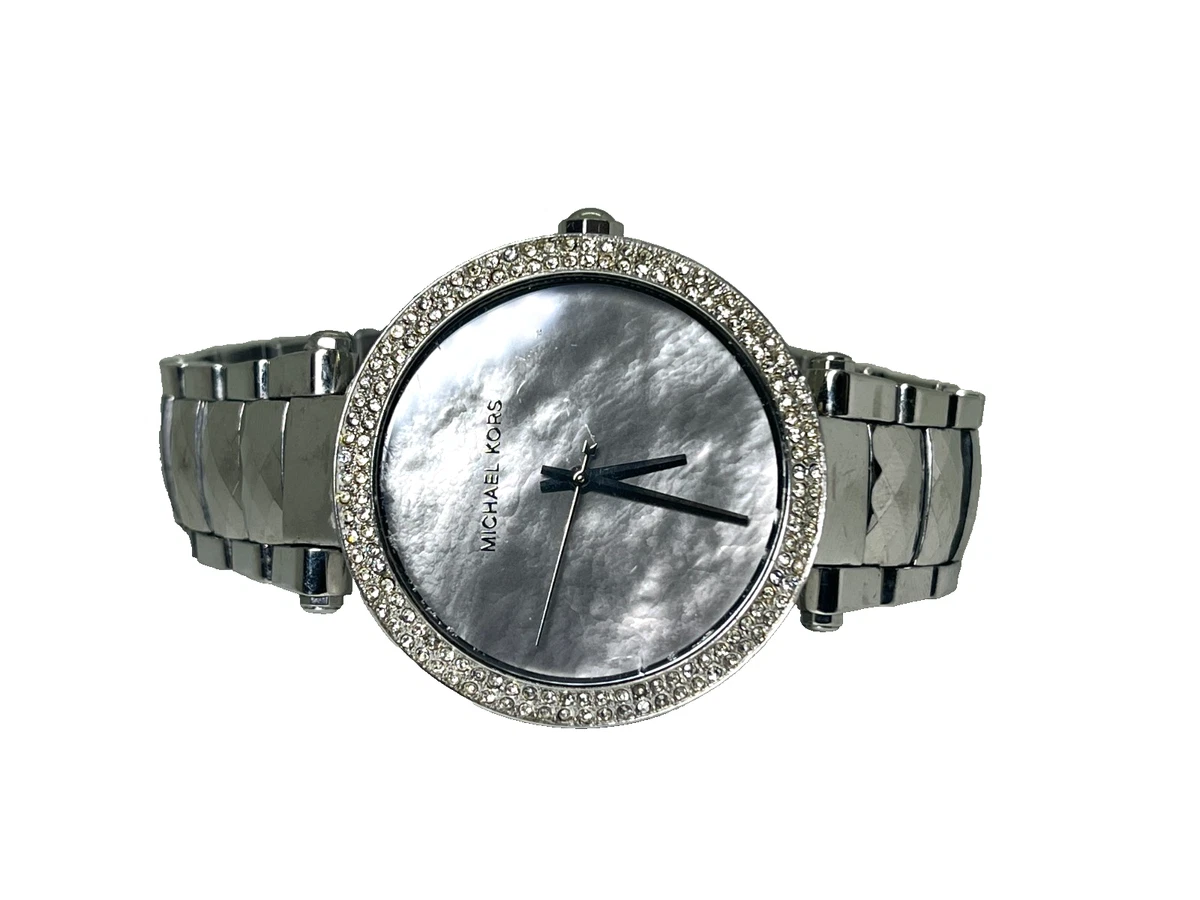 Michael Kors Parker Silver Silver Case Wristwatches for sale 