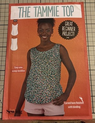 Simply Schnittmuster Tammie Top, Trägertop Brustweite 32,5  - 48  Webstoff, ungeschnitten