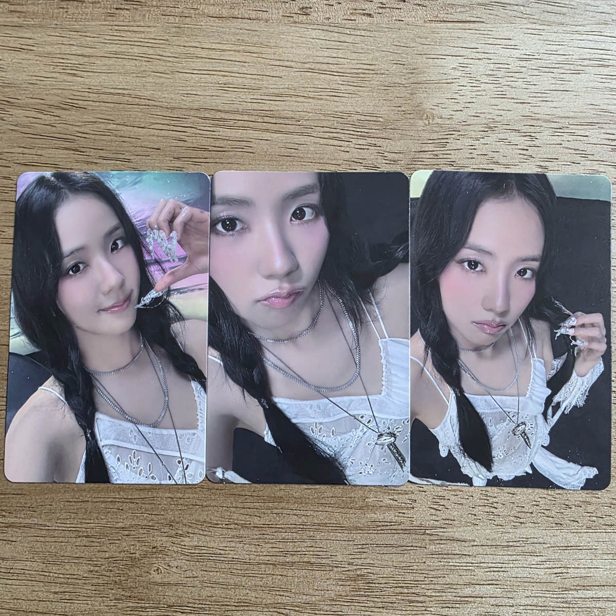BLACKPINK JISOO DEADLINE フォトカード Jisoo Official Photocard 3 pcs Set BlackPink 3rd Mini Album