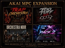 Akai MPC 4 Expansions WBS Orchestra Noir-FX Pack 2-Too Tuff Kit-Trap Orchestra