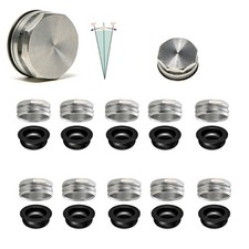 10Pcs US Dental Metal Housing  Lab Cap Assembly fit Zest Locator Replacement