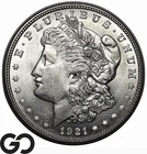 1921-D Morgan Silver Dollar Coin Gem BU++, Final Year Issue