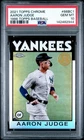 2021 Topps Chrome Aaron Judge #86BC-1 PSA 10 1986 Topps Baseball Yankees MVP