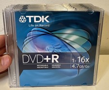 TDK DVD-R Recordable Discs Set of 10 Brand New 4.7GB