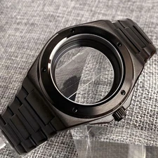 Tandorio 10ATM Black PVD Sapphire Glass Watch Case For Engineer NH35A NH36A NH38