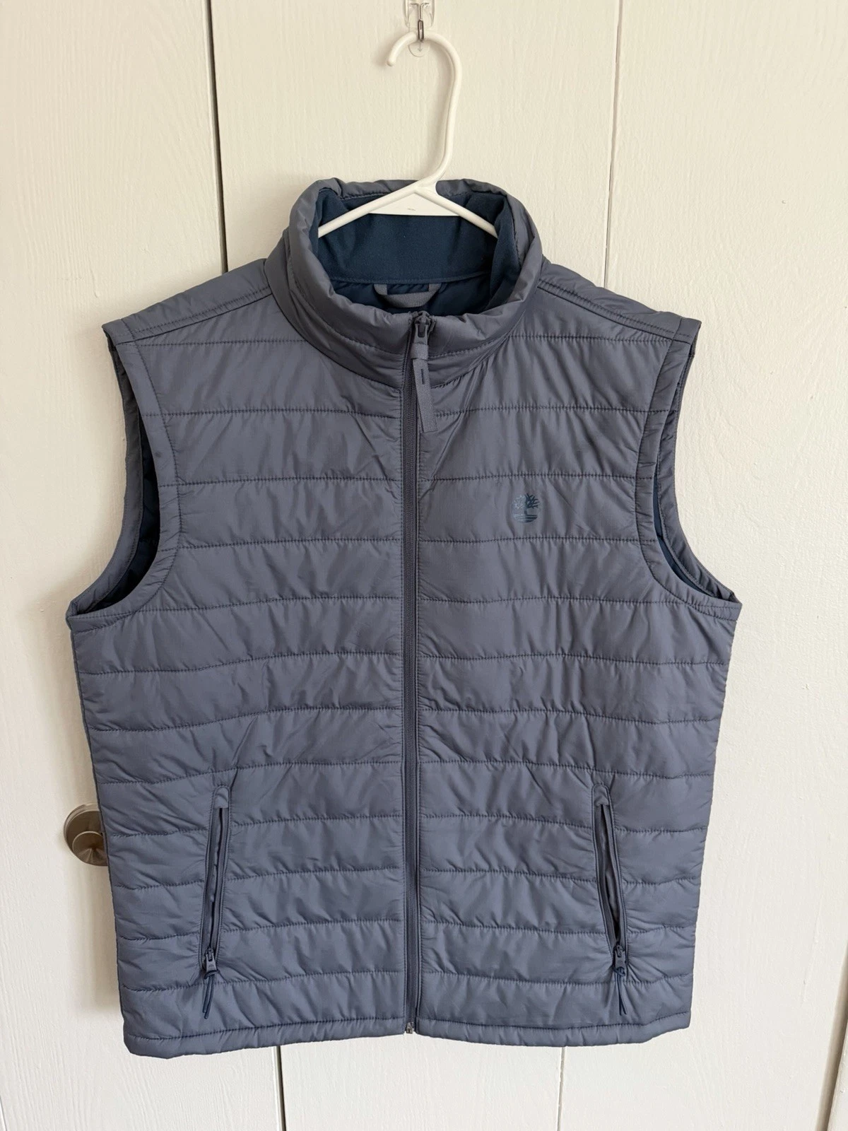 Timberland Puffer Vest Men's Size Medium Poly Fill Quilted Lightweight