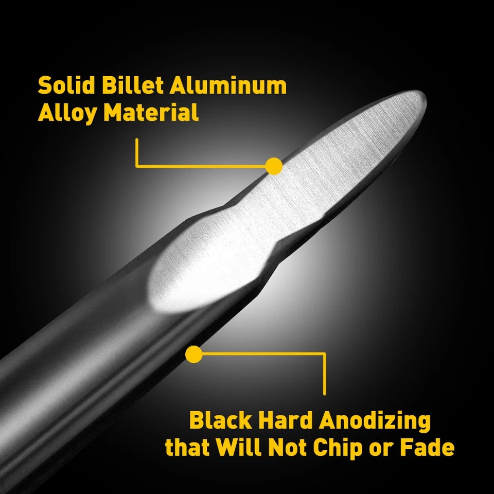 5.5" 50 Cal Car Bullet Antenna For Ford F150 F250 F350 Super Duty Truck Black - Image 4 of 4