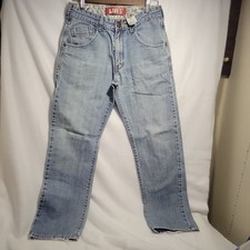 Levis 514 Girls sz 18 Jeans Blue Denim Slim Straight Medium Wash Mid Rise