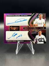 2025-26 Panini Select La Liga Zinedine Zidane / Mesut Ozil #SP-ZM Dual Auto /49