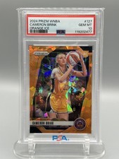 PSA 10 - 2024 Panini Prizm WNBA - Cameron Brink #127 Orange Ice Prizm (RC)