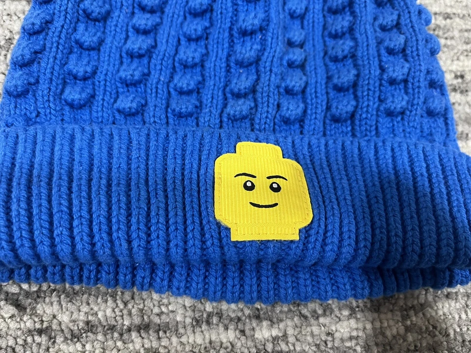 LEGO Gorro Minifigura Parche Invierno Sombrero LEGO® Azul Talla 2T-5T para Niños Foto 2 de 4