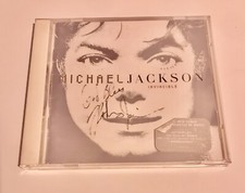 Michael Jackson CD Invincible Autographed by ...