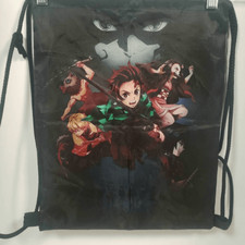 Demon Slayer Anime Tanjiro Kamado with Sword Drawstring Backpack