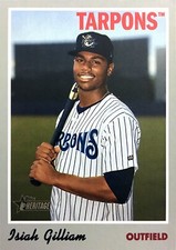 2019 TOPPS HERITAGE MINORS #19 - ISIAH GILLIAM
