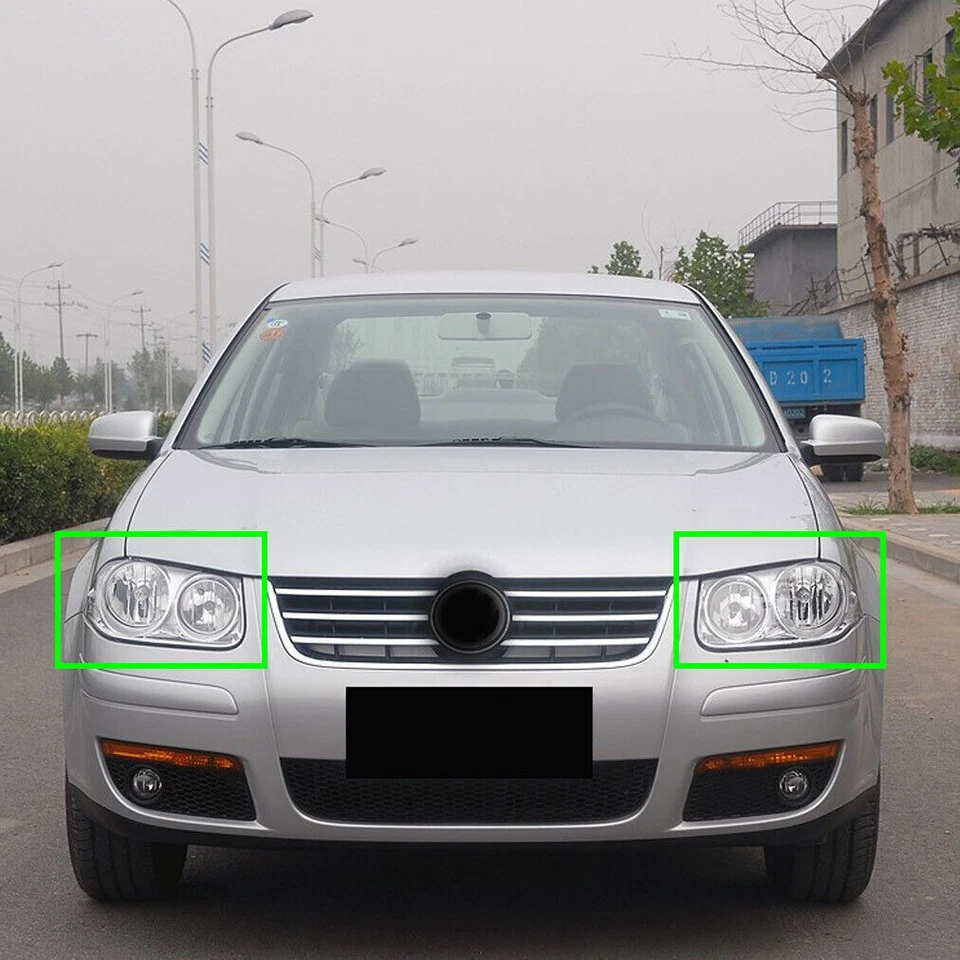 Headlight Lens Headlamp Shell Cover For Volkswagen Bora 2006 2007 2008 Pair - image 4 of 4