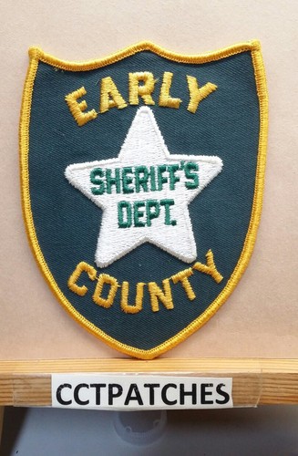 EARLY COUNTY, GEORGIA SHERIFF (POLICE) SHOULDER PATCH GA | eBay