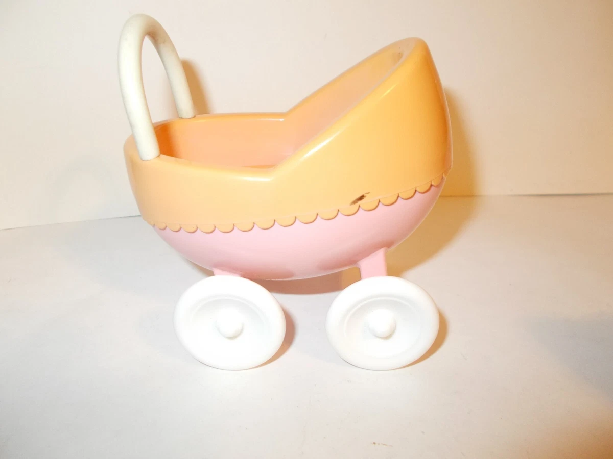 Vintage Little Tikes Dollhouse Nursery PINK Carriage Stroller