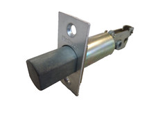 KWIKSET 2728 STANDARD DUTY 2 3/8" BACKSET DEADBOLT LATCH SATIN ALUMINUM FINISH