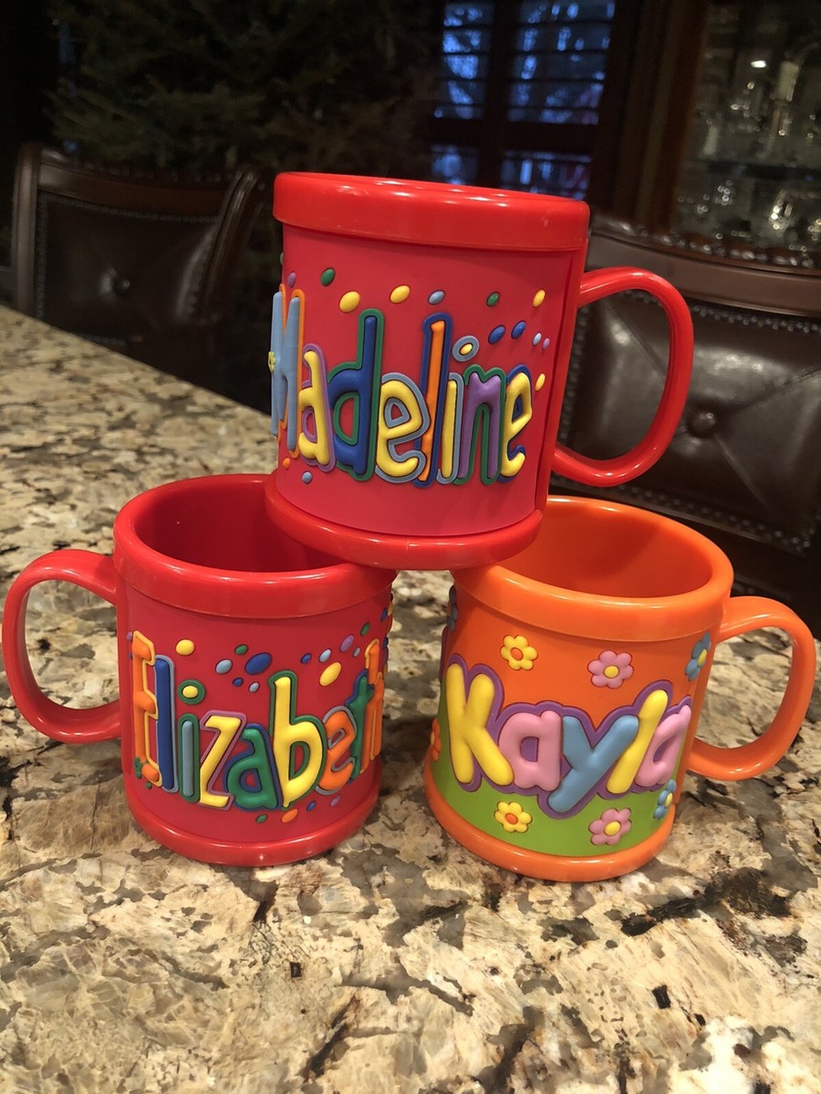 Plastic Cups Childrens Plastic Name Mugs Child Mug Childrens