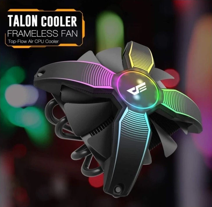 DarkFlash Talon LGA1151 AM4 CPU Cooler RGB PWM Fan Four Heat Pipes DF-CPU-TALON - Image 2 of 4