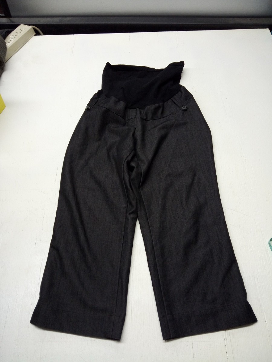 Motherhood Maternity Pull On Dress Pants Maternity Size Medium Black Slacks