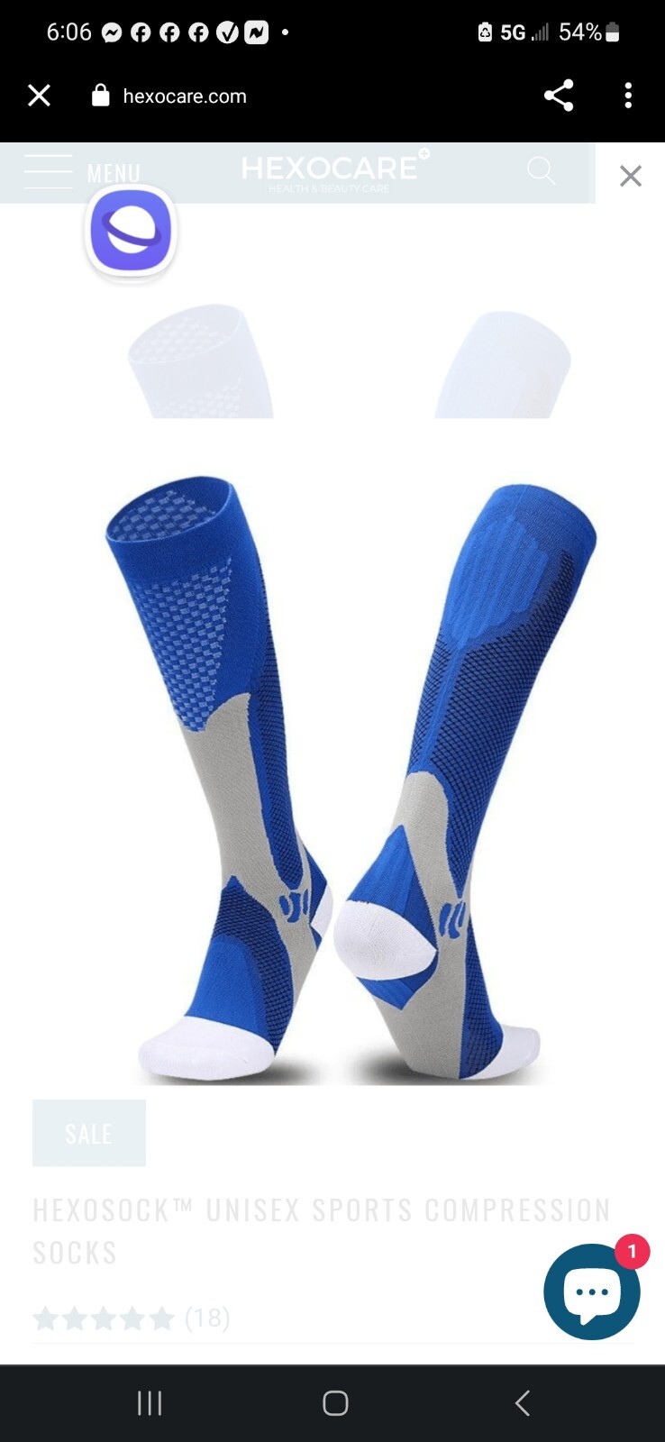 Compression Socks 30-40 mmhg Knee High Running Sport Long Stockings Ankle L/XL-image