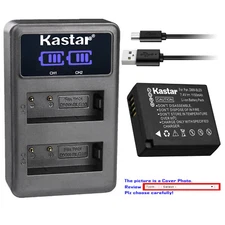 Kastar Battery LCD Dual Charger for Leica BP-DC15 & Leica D-Lux 7 D-Lux7 C-Lux