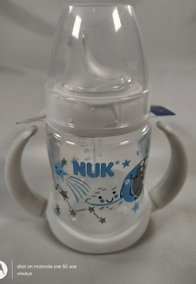 1 Pack NUK Learner Cup 5 oz Soft Spout Sippy Cup 6+ Months Spill-proof, Neutral