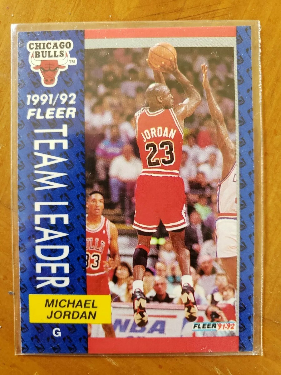 Michael Jordan 1992 Fleer Team Leader 375 | eBay