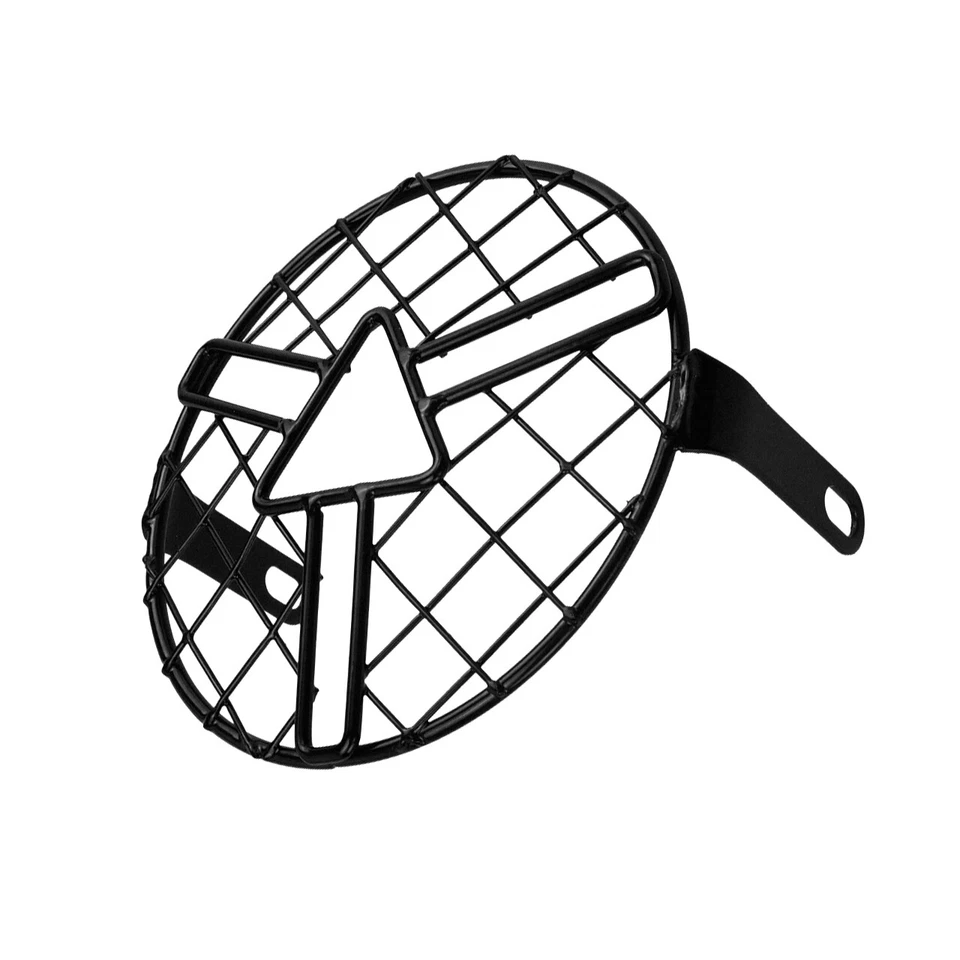 Protector universal para faros de motocicleta de 6,5" malla metálica rejilla máscara protectora cubierta Foto 3 de 4